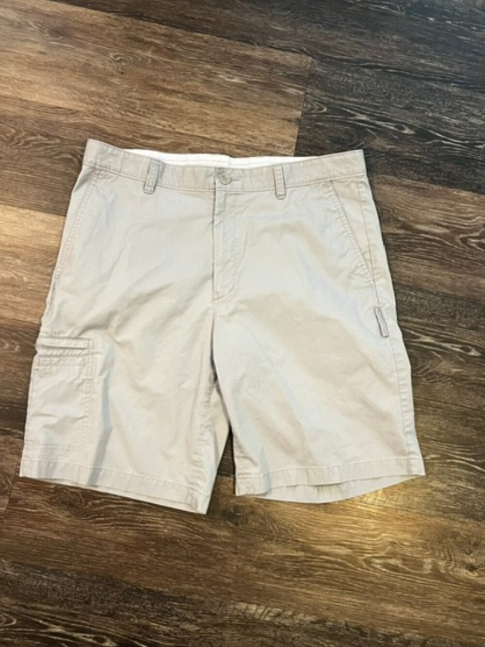 Men's Greg Normal Five Iron Golf Shorts, Size 36, Khaki, Pockets, Ex Cond!